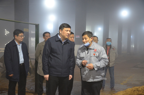 宜春市委常委、常務副市長蔡清平蒞臨我司視察調研