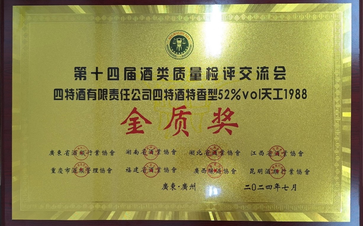 喜訊頻頻，榮獲多獎！特香四特再添榮光